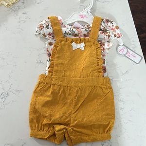 Babygirl 2 piece shorts set
